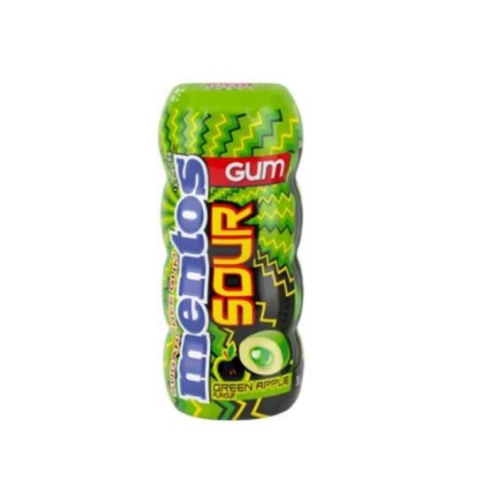 (STANDARD) Mentos Gum Pocket Bottle Sour Apple 30g