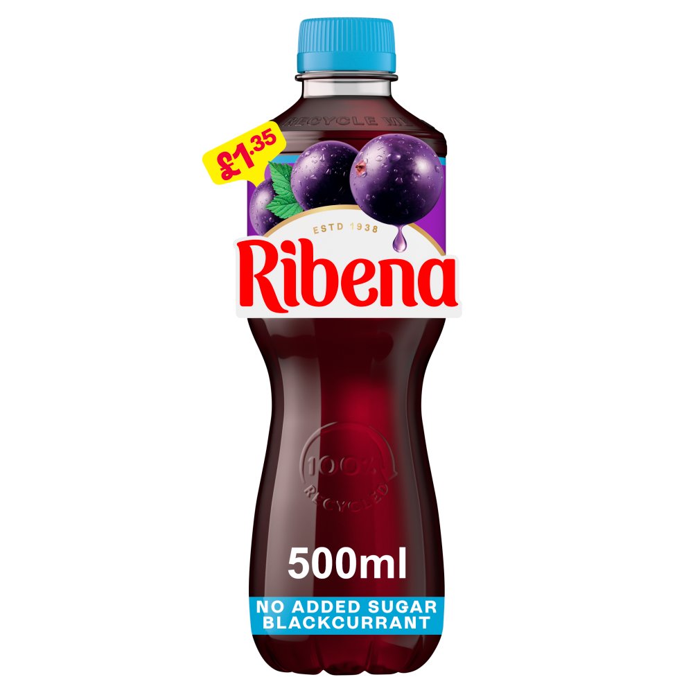 Ribena Blackcurrant NAS PM £1.35 500ml