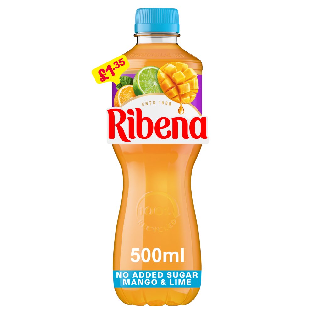 Ribena Mango & Lime PM £1.35 500ml