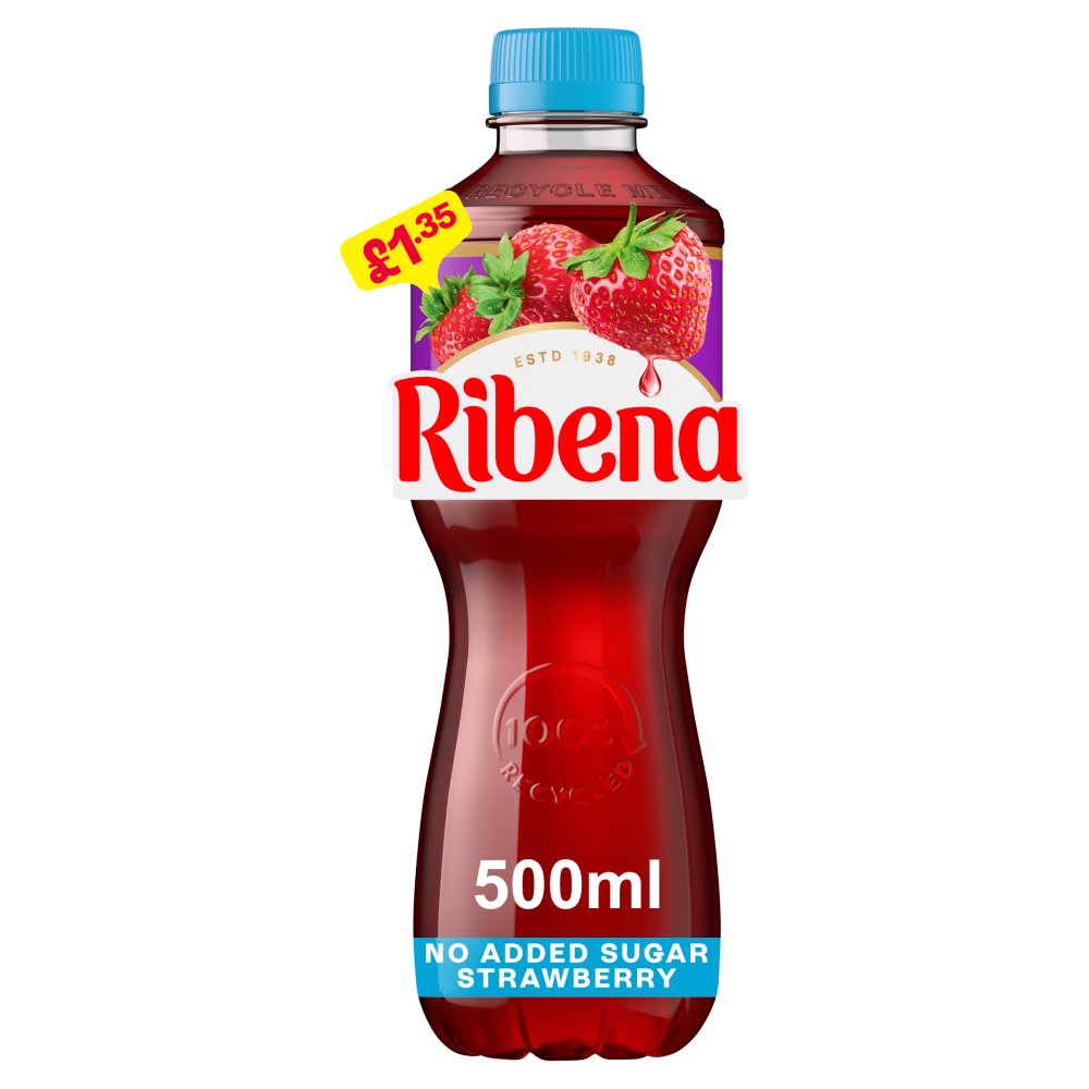 Ribena Strawberry PM 1.35 500ml