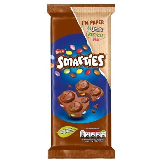 (Discontinued) Smarties Block Milk PM £1.25 90g