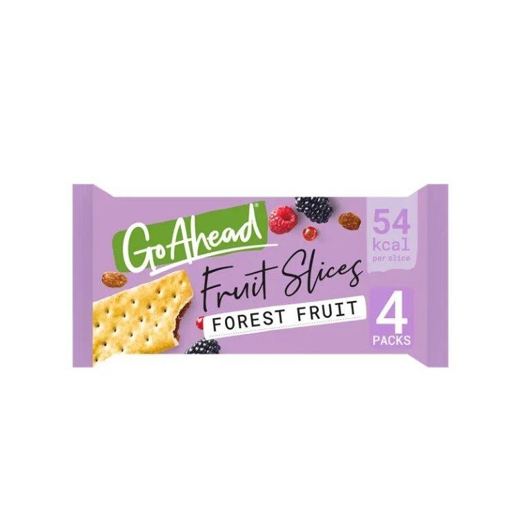 Go Ahead Crispy Slices Forest Fruit 4pk (4 x 33g) 132g (HS)