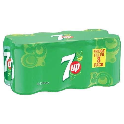 (DELIST) 7UP Reqular 8pk (8 x 330ml)