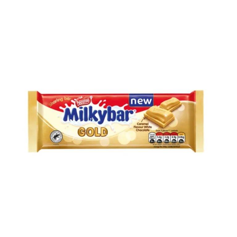 (STANDARD) Milkybar Gold Caramel White Chocolate 85g
