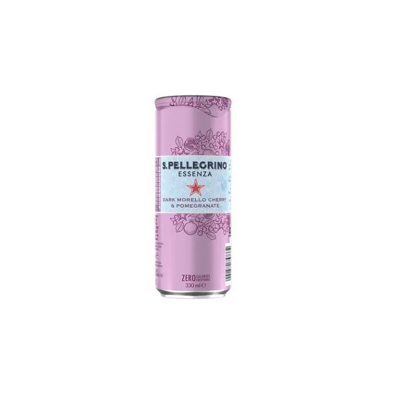 (DELIST) San Pellegrino Essenza Dark Morello Cherry & Pomegranate Can 330ml