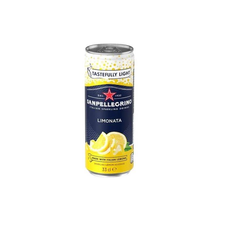 (DELIST) San Pellegrino Essenza Lemon Zest Can 330ml