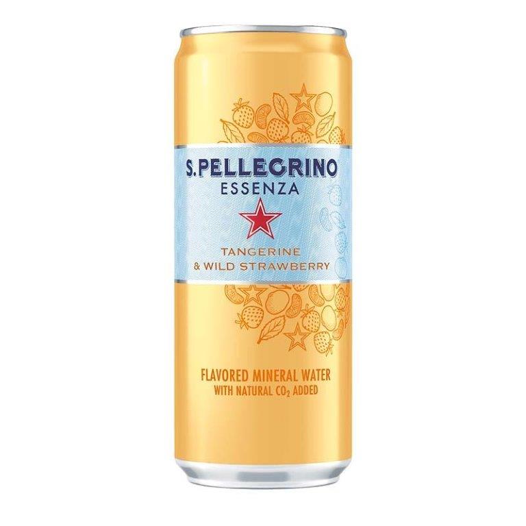 (DELIST) San Pellegrino Essenza Tangerine & Strawberry Can 330ml