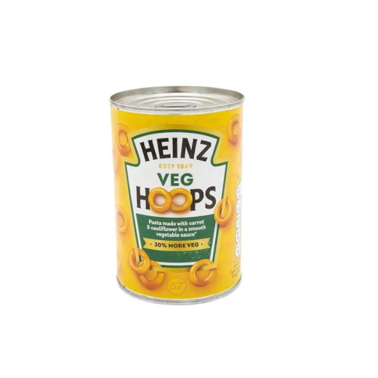 (DISCONTINUED) Heinz Veg Hoops Can 400g