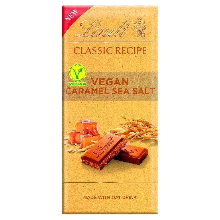 (STANDARD) Lindt Classic Vegan Recipe Salted Caramel 100g 