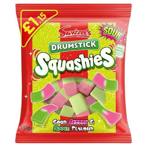 (DISCONTINUED) Swizzels Squashies Sour Cherry & Apple PM £1.15 131g