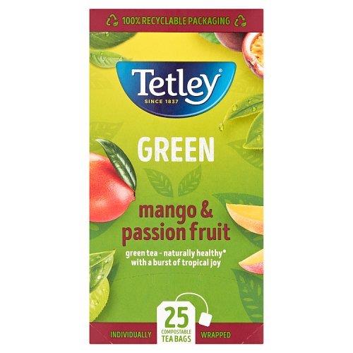 Tetley Green Tea Mango Passionfruit 25s