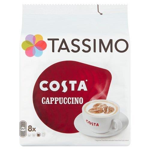 Tassimo Costa Cappuccino Coffee Pods 8pk 280g (HS)