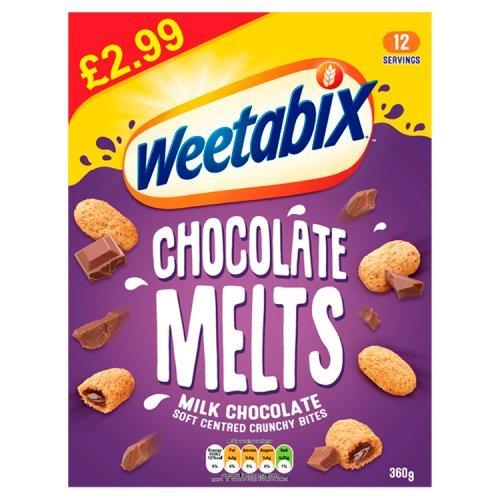 (STANDARD) Weetabix Melts Milk Chocolate PM £2.99 360g