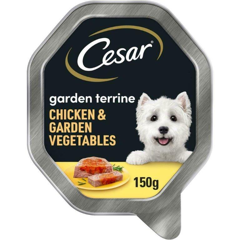 (Discontinued) Cesar Garden Terrine Chicken Garnished & Garden Vegetables 150g
