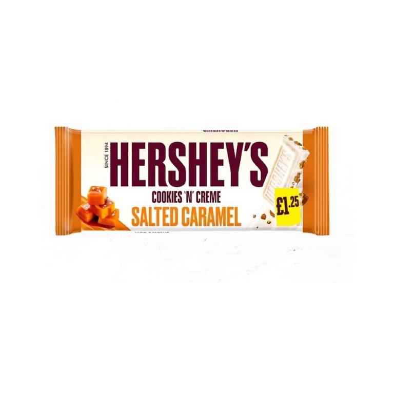 (STANDARD) Hersheys Cookies N Creme Salted Caramel PM £1.25 90g