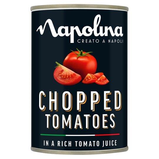 (DISCONTINUED) Napolina Chopped Tomatos PM £1.20 400g