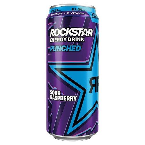 (DELIST) Rockstar Energy Drink Punched Sour Raspberry PM £1.29 500ml