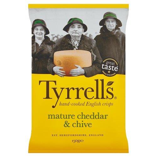 (Delist) MIN BBD 4M+ - Tyrrells Mature Cheddar & Chive 150g (HS)