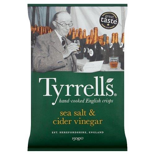 (Delist) MIN BBD 4M+ - Tyrrells Sea Salt & Cider Vinegar 150g (HS)