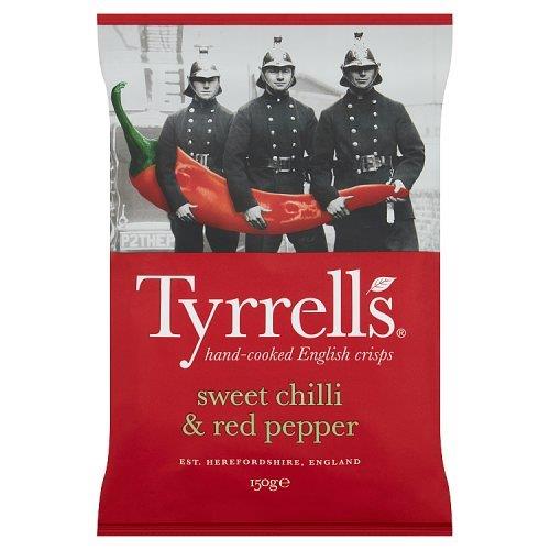 (Delist) MIN BBD 4M+ - Tyrrells Sweet Chilli & Red Pepper 150g (HS)