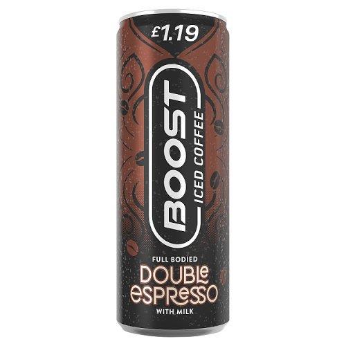 Boost Coffee Double Shot Espresso PM £1.19 250ml