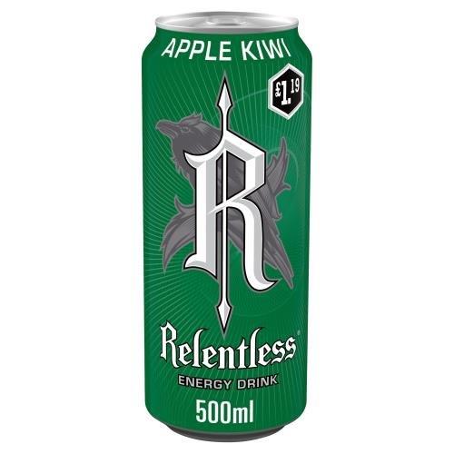 (DELIST) Relentless Apple & Kiwi PM £1.19 500ml
