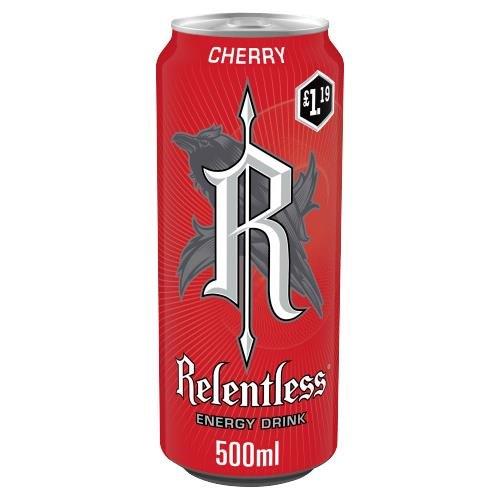(DELIST) Relentless Cherry PM £1.19 500ml