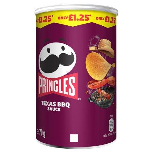 (STANDARD) Pringles Texas BBQ PM £1.25 70g