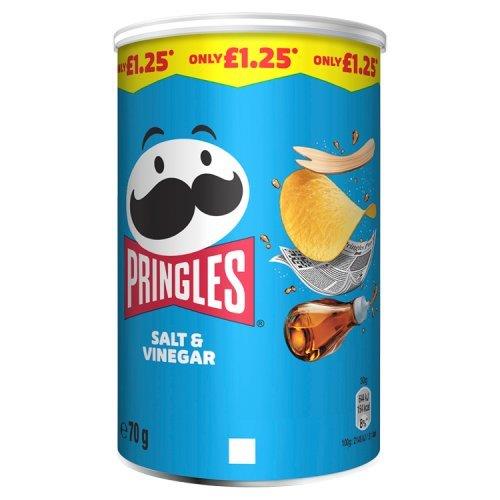 (STANDARD) Pringles Salt & Vinegar PM £1.25 70g