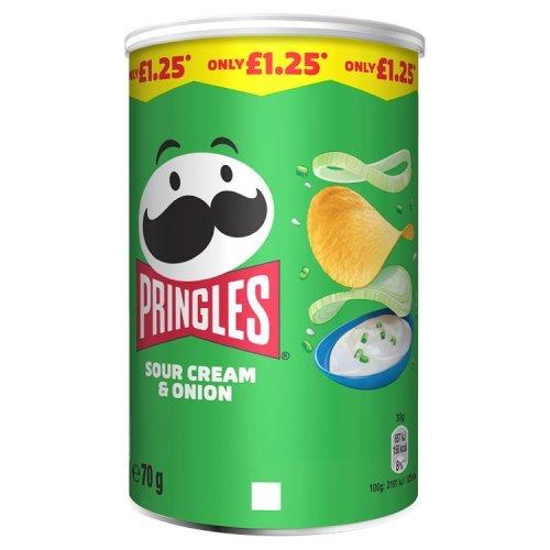 (STANDARD) Pringles Sour Cream & Onion PM £1.25 70g