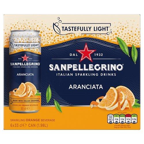 (DELIST) San Pellegrino Arancita 6pk (6 x 330ml)