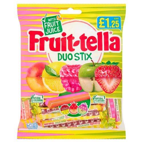 (STANDARD) Fruitella Duo Stix PM £1.25 135g (Vegan)
