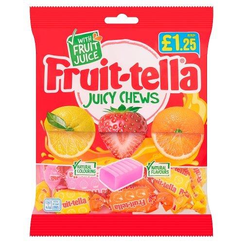 (STANDARD) Fruittella Juicy Chews PM £1.25 135g (Vegan)