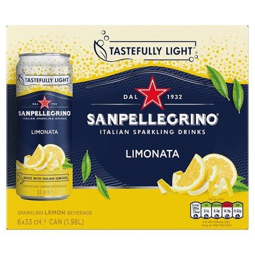 (DELIST) San Pellegrino Lemon 6pk (6 x 330ml)