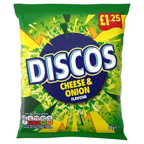 Discos Cheese & Onion PM 70g £1.35 70g