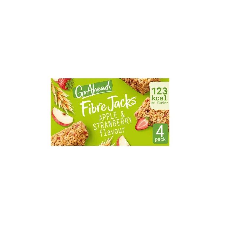 Go Ahead FibreJacks Apple & Strawberry 4pk (4 x 33g)132g (HS)