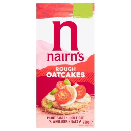 (DELIST) Nairns Rough Oatcakes PM £1.19 250g