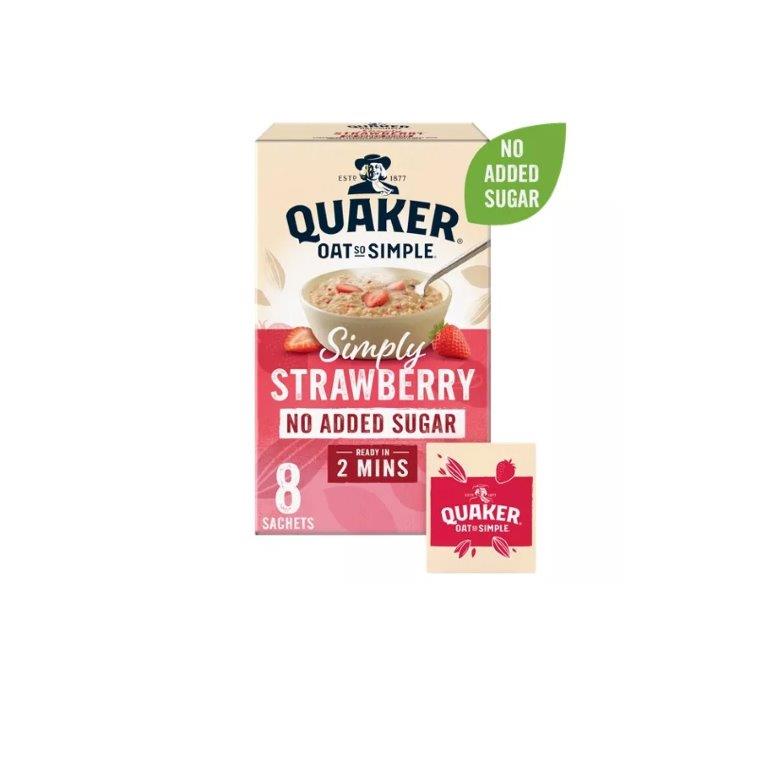 (Delist) Quaker Oat So Simple Simply Strawberry (8 x 33g)264g