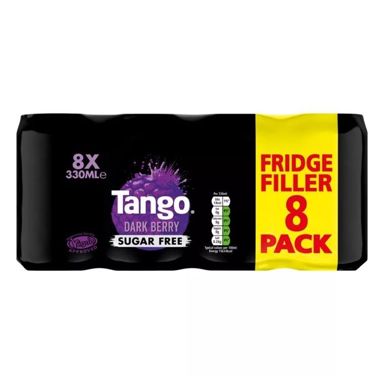 (DELIST) Tango Dark Berry Sugar Free 8pk Can (8 x 330ml)