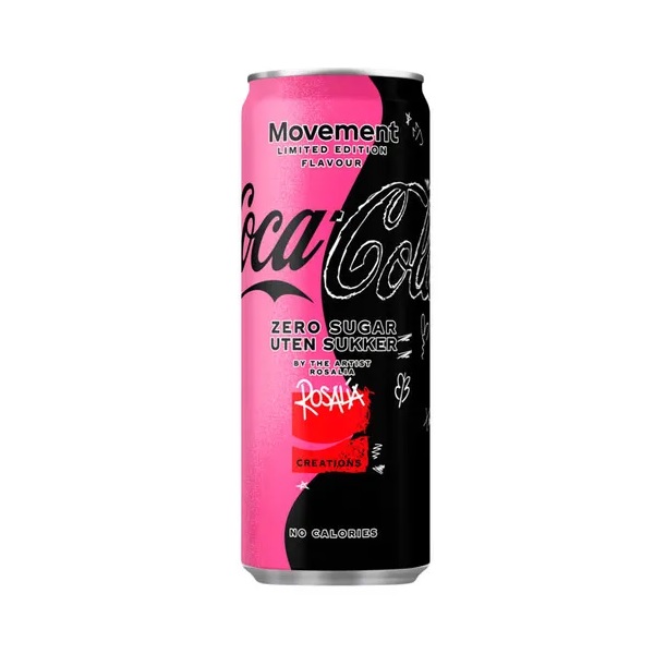 (DISCONTINUED) Coca-Cola Zero Sugar Movement 250ml NEW
