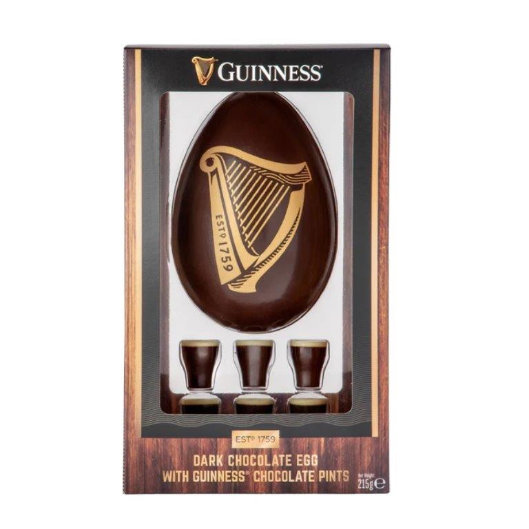 (Discontinued) Guinness Dark Chocolate Easter Egg & Pints 215g
