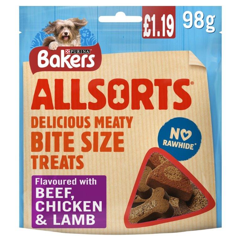 (Delist) Bakers Allsorts PM £1.19 98g