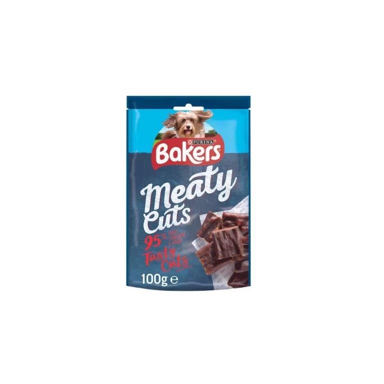 (Delist) Bakers Dog Treats Meaty Cuts Beef 100g