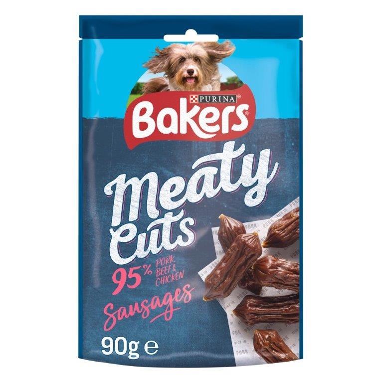 (Delist) Bakers Dog Treats Meaty Cuts Sausages 90g