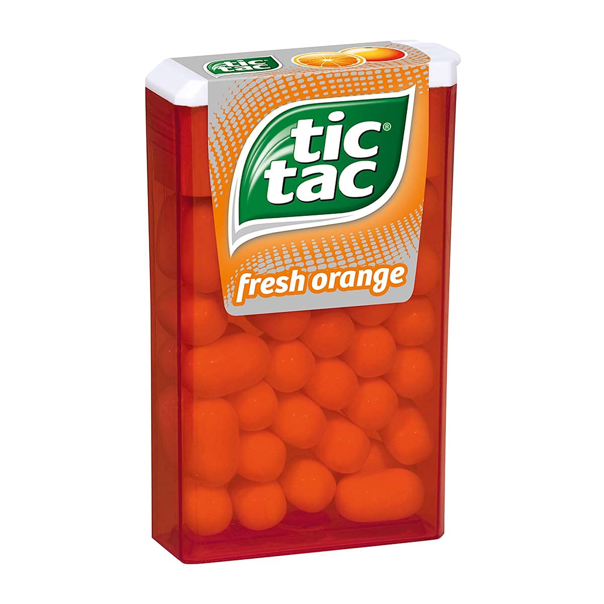 Tic Tac Fresh Orange T1 18g pack shot