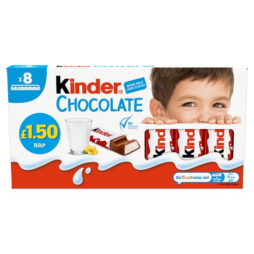 Kinder Chocolate T8 100g pack shot