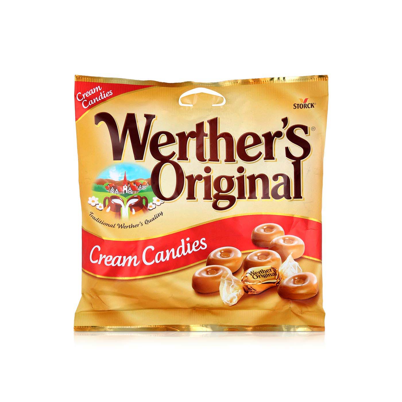 Werthers Cream Candies Bonbons Classic 340g pack shot