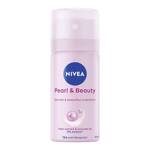 Nivea Deo 35ml Female Pearl & Beauty pack shot