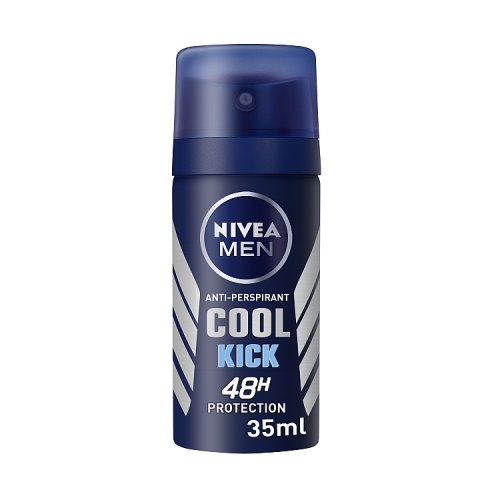 Nivea Deo 35ml Mens Cool Kick (Travel) pack shot