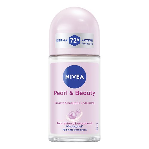 Nivea Roll On 50ml Female Pearl & Beauty pack shot